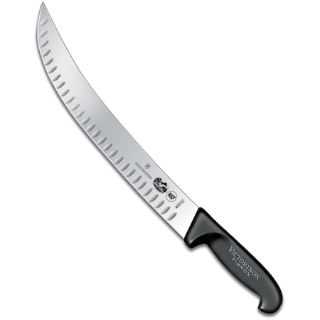 Swiss Army Brands Victorinox 40632 Kitchen Fibrox Pro Black Cimeter, 12In Granton Blade VIC-5.7323.31